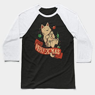 Merry Cute Mas Animal Baseball T-Shirt